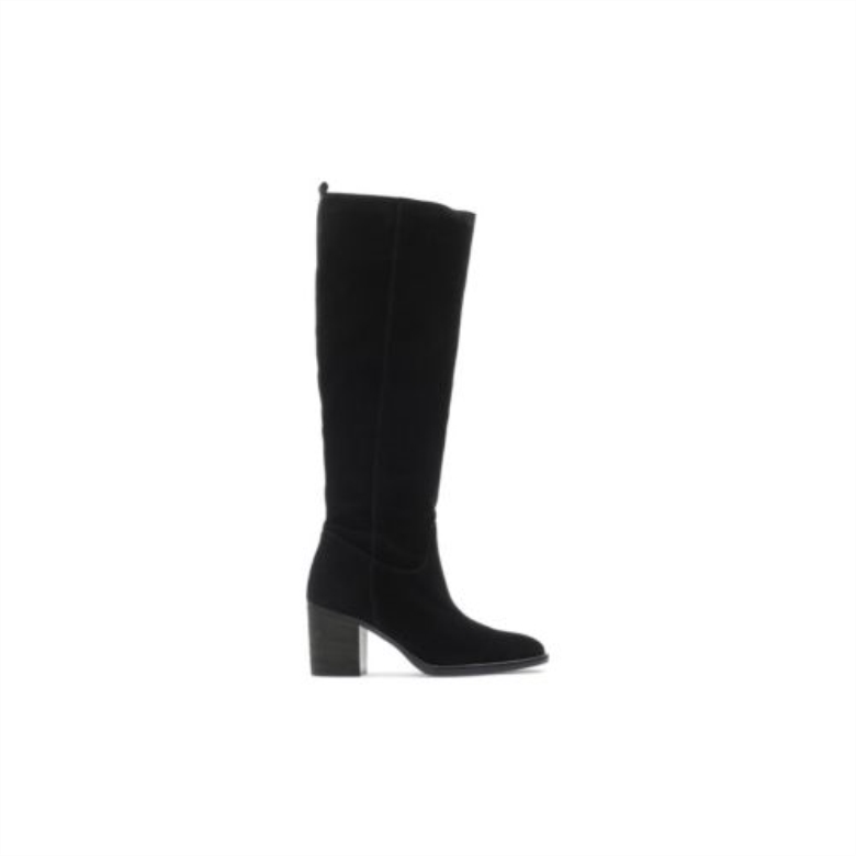 Park Rise Schwarze Wildleder Clarks