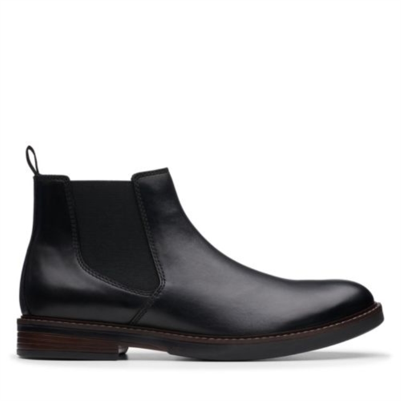Paulson Up Schwarze Leder Clarks