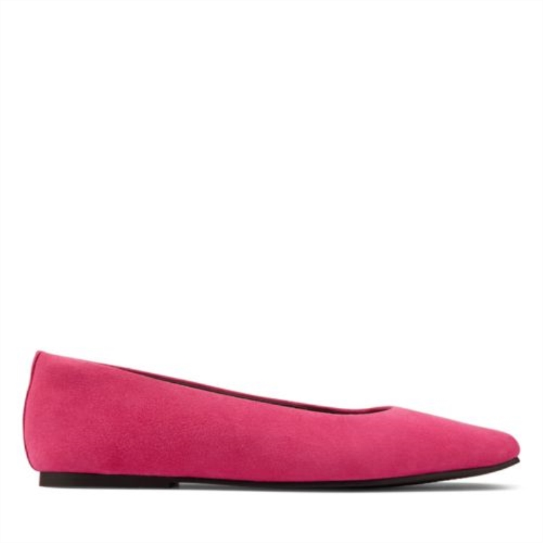 Rosa Wildleder Clarks Pure Ballet2