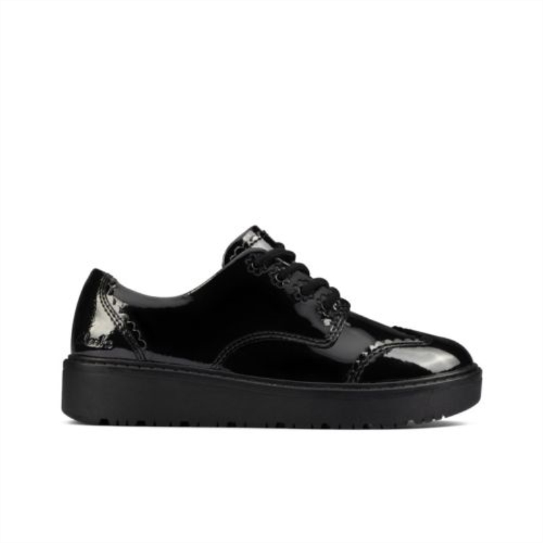 Plajump Inf F Passen Schwarze Lack Clarks