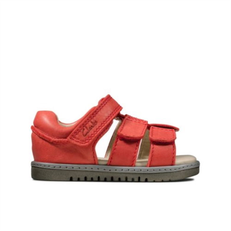 Rotes Leder Clarks Frances Tor Fst F Fit