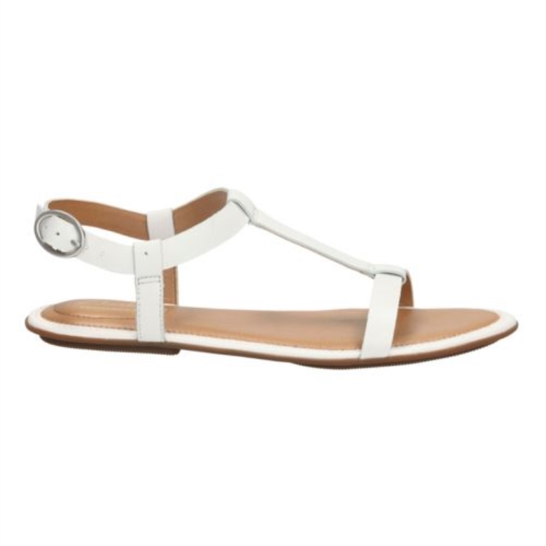 Risi Hop Clarks Weißes Leder