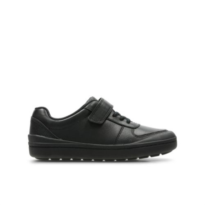 Rock Schwung Inf G Fit Clarks Schwarzes Leder