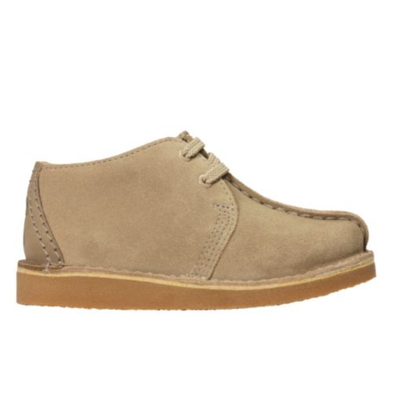 Sand Wildleder Desert Trek Jnr G Fit Clarks