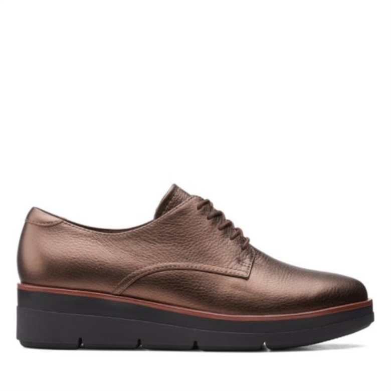 Shayllace Bronze Metallic Clarks