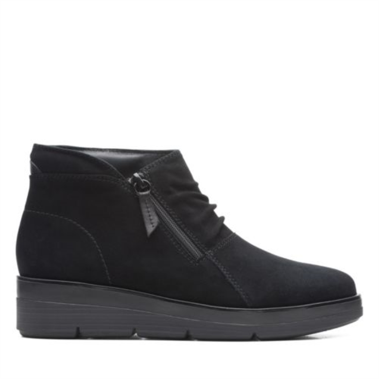 Shaylup Clarks Schwarzes Wildleder