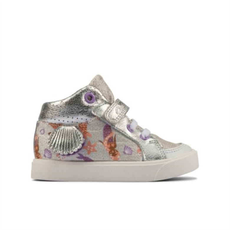 Silber Kombi City Pop Inf F Fit Clarks