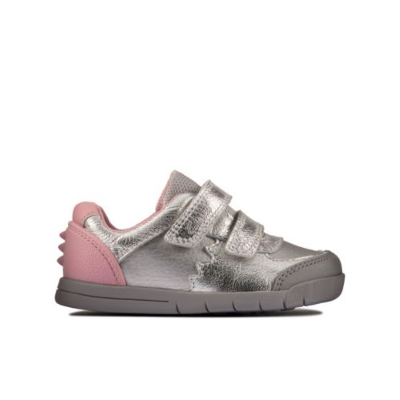 Silber Leder Clarks Rex Quest Fst H Fit