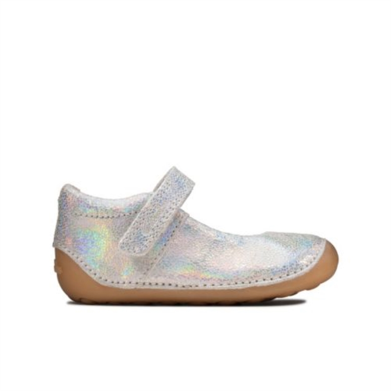 Silber Metallic Clarks Ti Ny Mist Fst F Fit