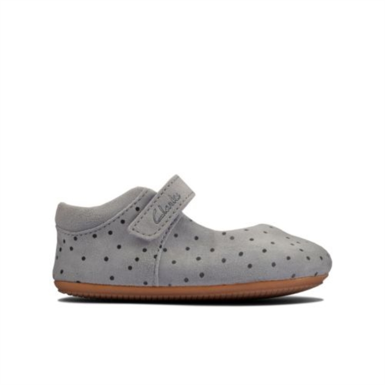 Star Kind Fst G Fit Clarks Hellblaues Wildleder