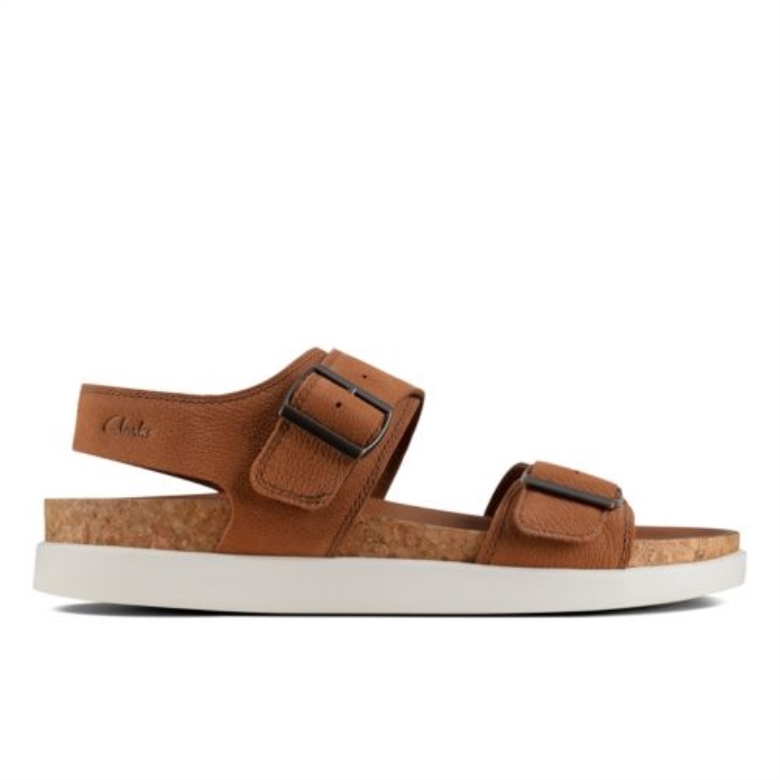 Sunder Beach Dunkelbraunes Nubuk Clarks