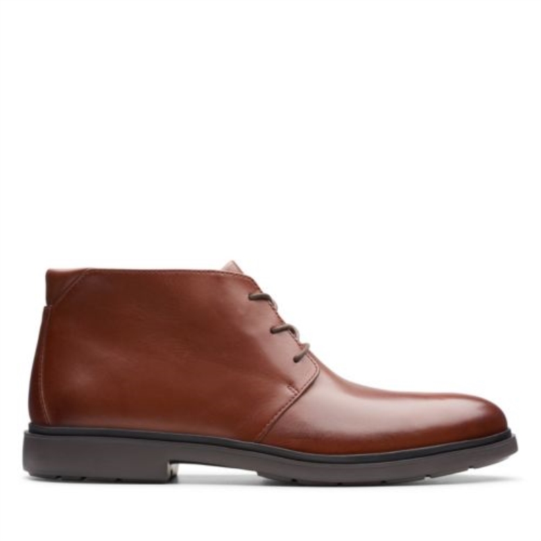 Hellbraunes Leder Clarks Un Tailor Mid