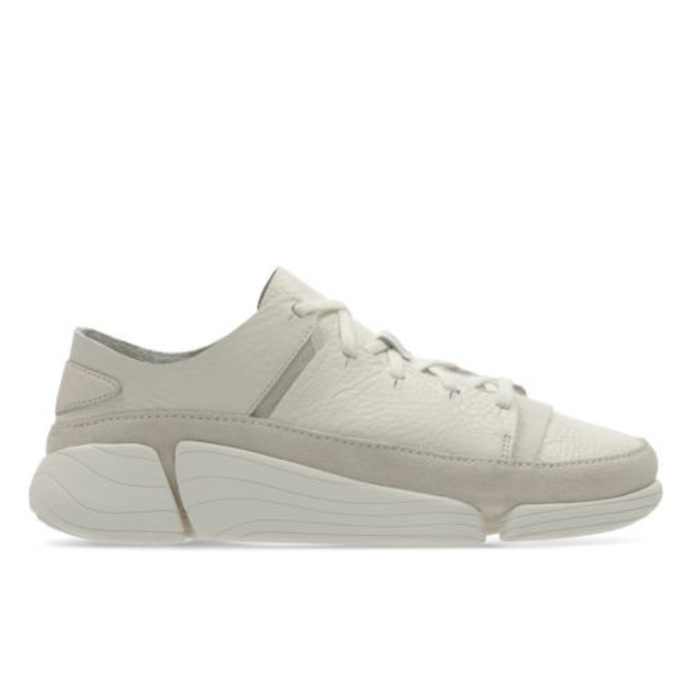 Trigenic Evo Weiße Leder Clarks