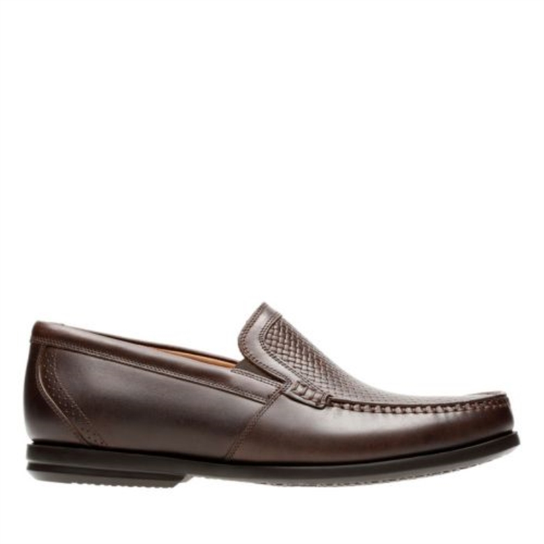 Un Gala Free Clarks Braunes Leder