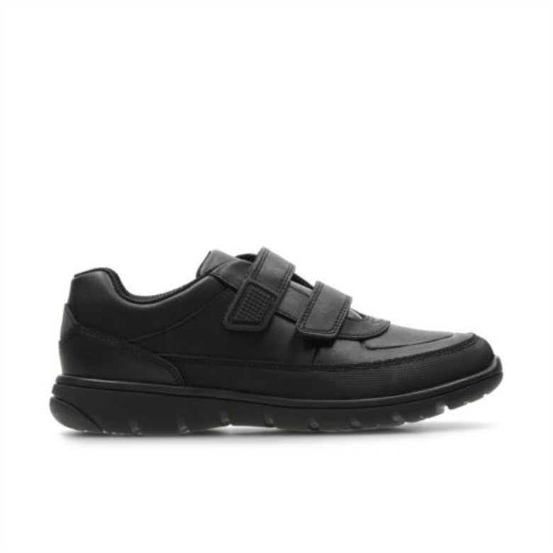 Venture Walk Inf H Fit Clarks Schwarzes Leder