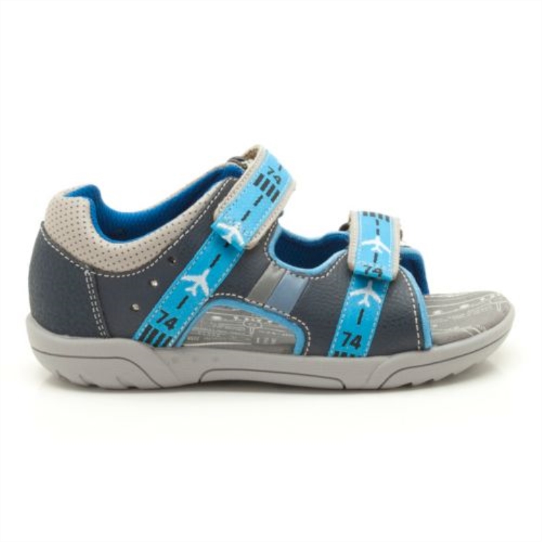 Wing Bay Pre-g Fit Clarks Marineblaues Leder