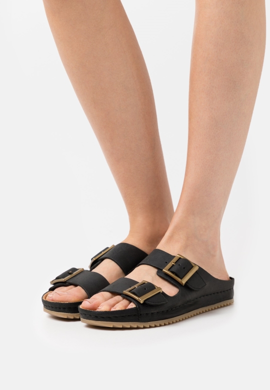 Schwarze Clarks Brookleigh Sonnenhausschuhe