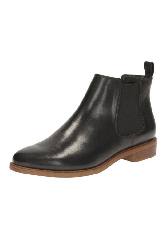 Schwarze Clarks Taylor Shine Stiefeletten