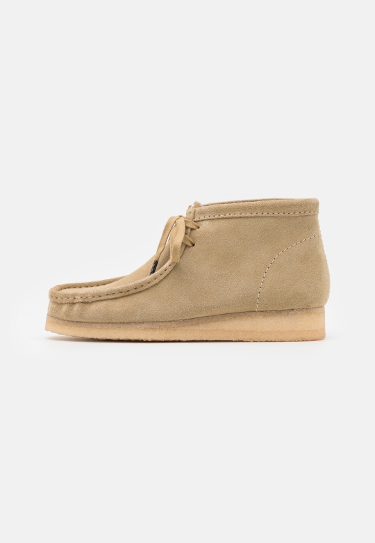 Clarks Wallabee Lässige Schnürschuhe Ahorn