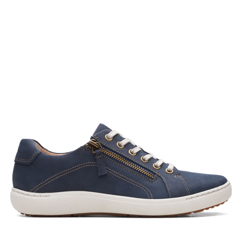 Nalle Lace Clarks Navy Nubuk