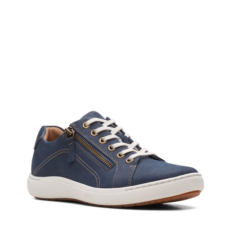 Nalle Lace Clarks Navy Nubuk