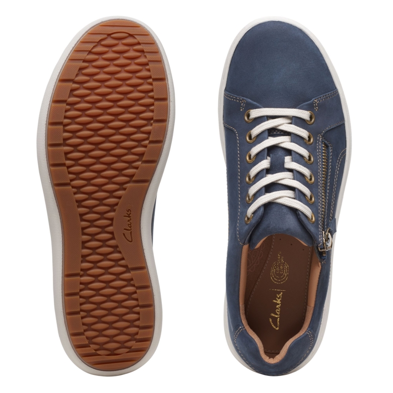 Nalle Lace Clarks Navy Nubuk