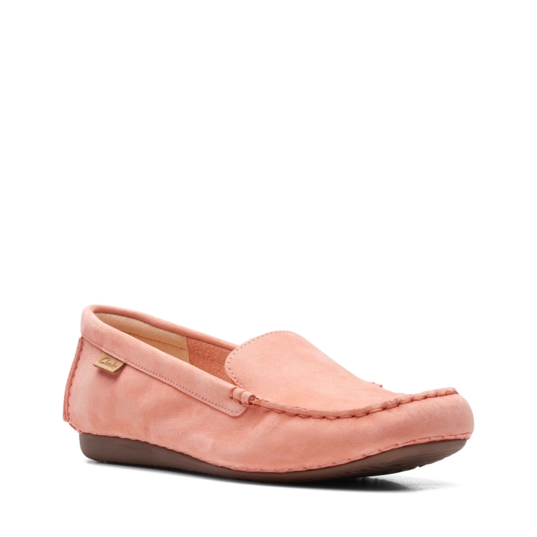 Sommersprossen Walk Clarks Pfirsich Wildleder