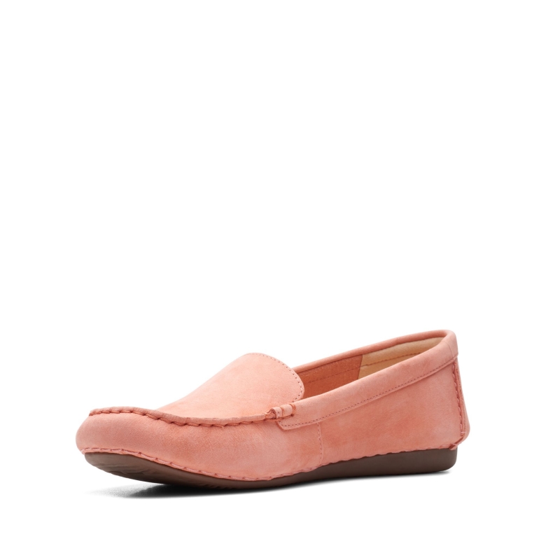 Sommersprossen Walk Clarks Pfirsich Wildleder