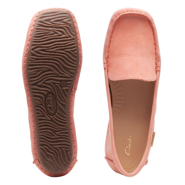 Sommersprossen Walk Clarks Pfirsich Wildleder