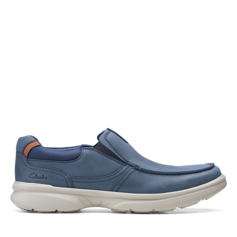 Bradley Free Clarks Marineblaues Leder
