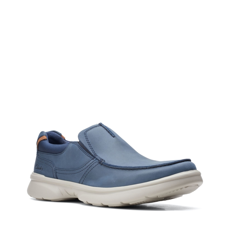 Bradley Free Clarks Marineblaues Leder