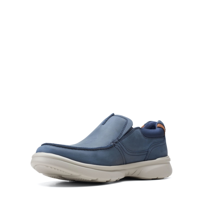 Bradley Free Clarks Marineblaues Leder