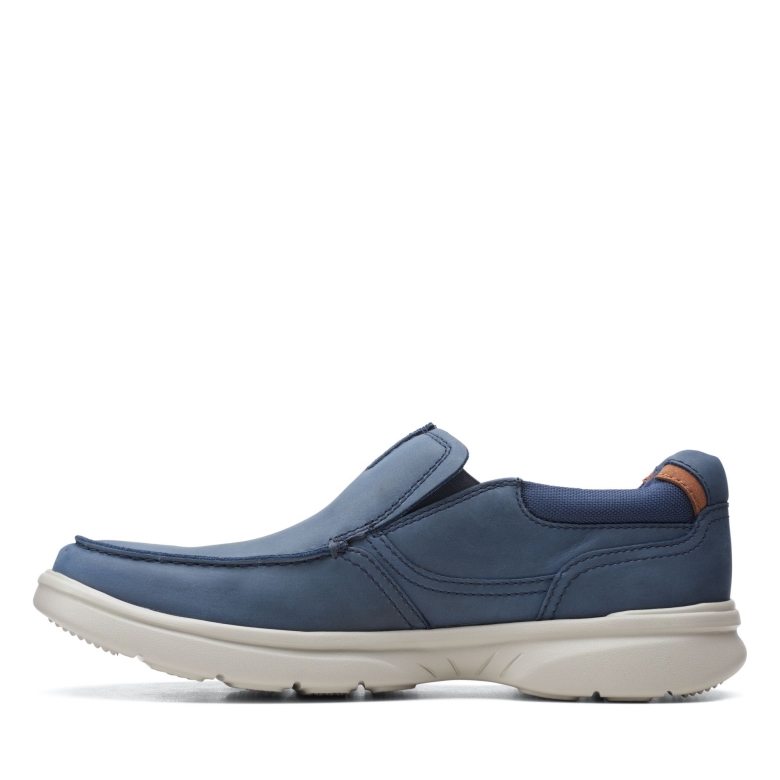 Bradley Free Clarks Marineblaues Leder