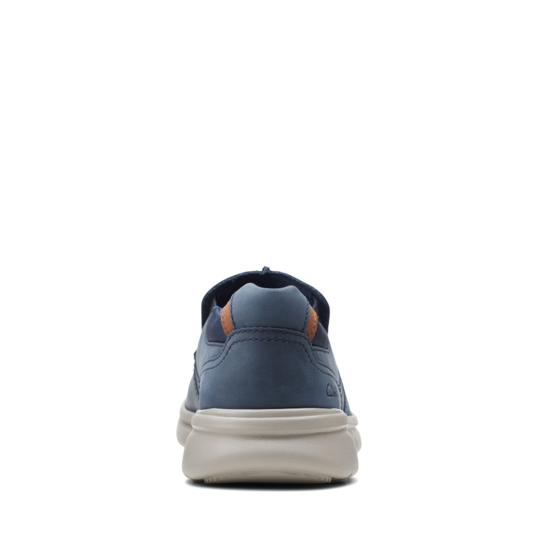 Bradley Free Clarks Marineblaues Leder