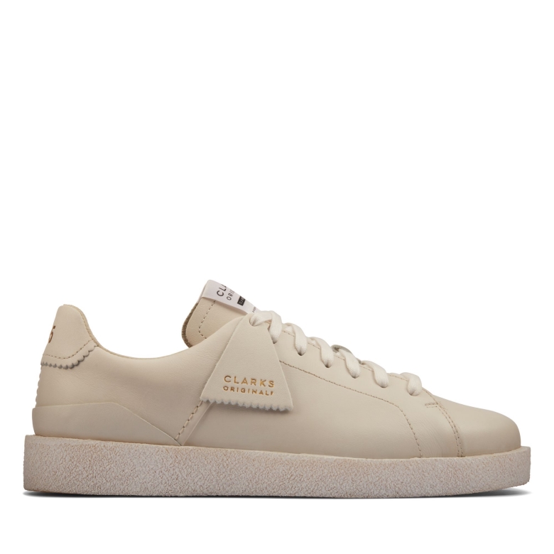 Clarks Tormatch Weißes Leder