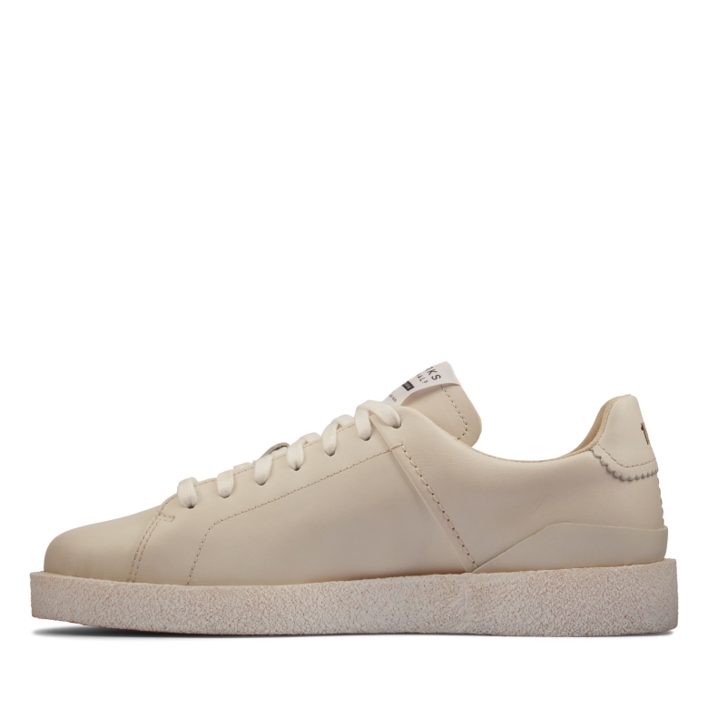 Clarks Tormatch Weißes Leder
