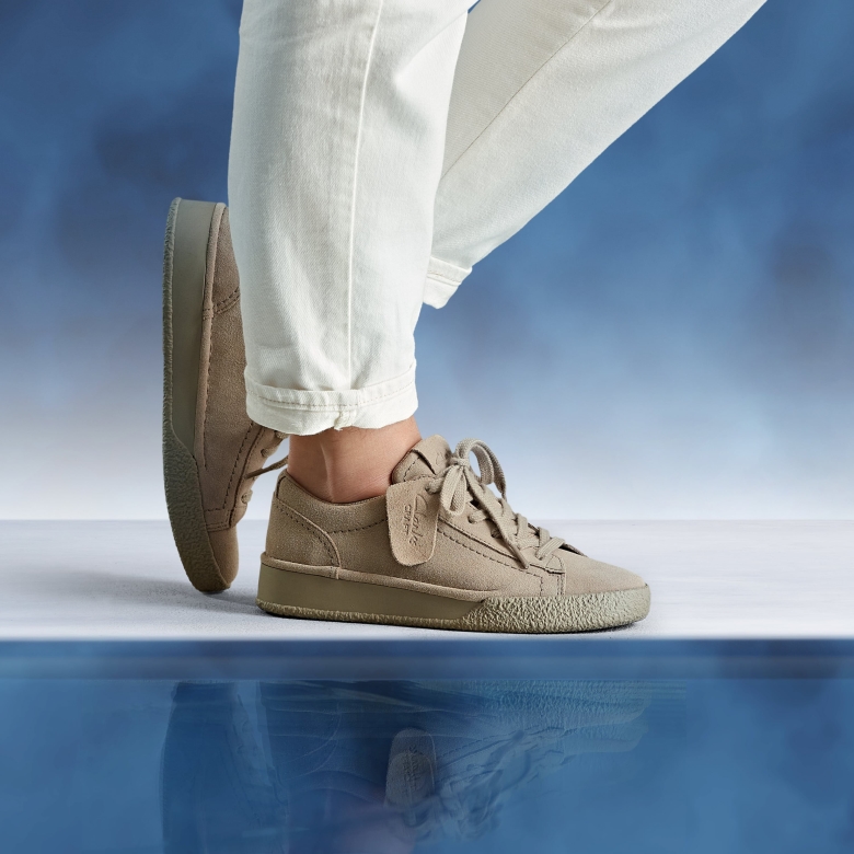 Clarks Craft Cup Walk Sand Wildleder
