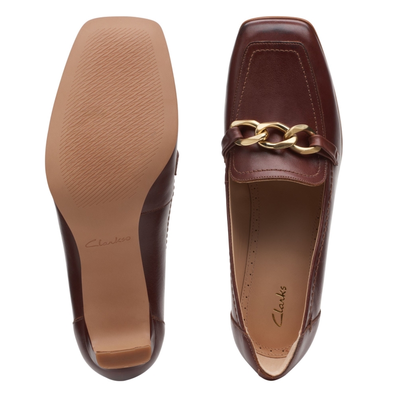 British Tan Lea Seren 55 Trim Clarks