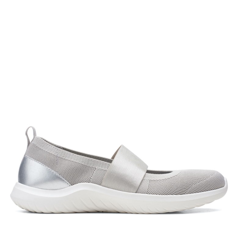 Nova Sol Clarks Hellgrauer Strick
