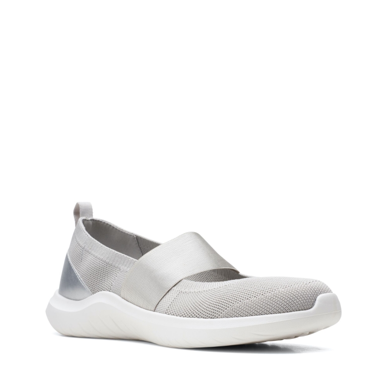 Nova Sol Clarks Hellgrauer Strick