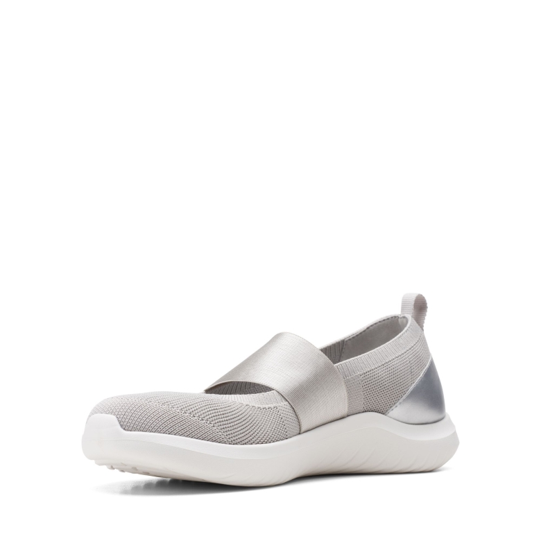 Nova Sol Clarks Hellgrauer Strick