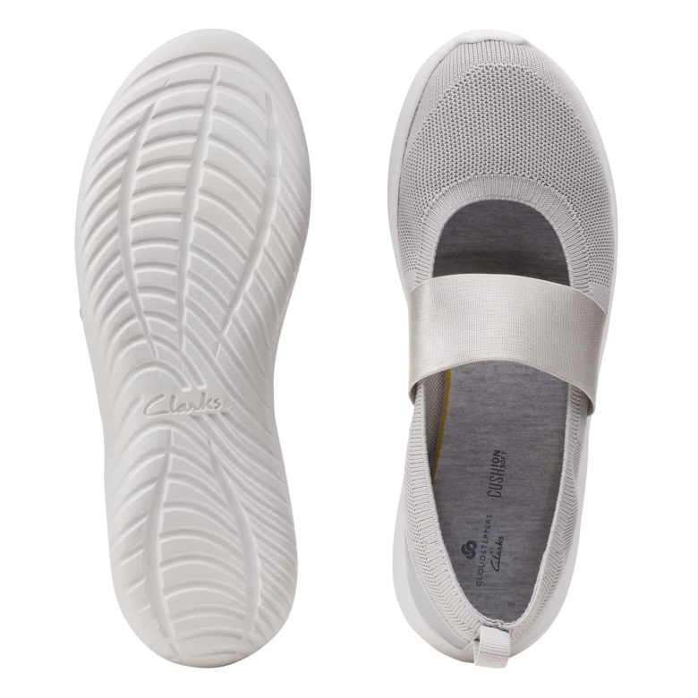 Nova Sol Clarks Hellgrauer Strick