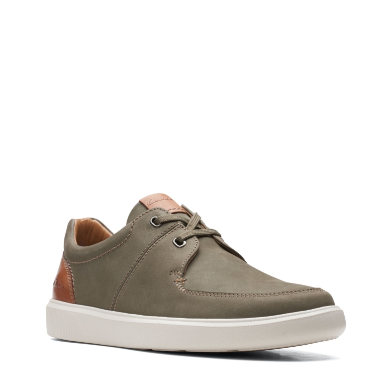 Olive Nubuk Clarks Cambro Spitze