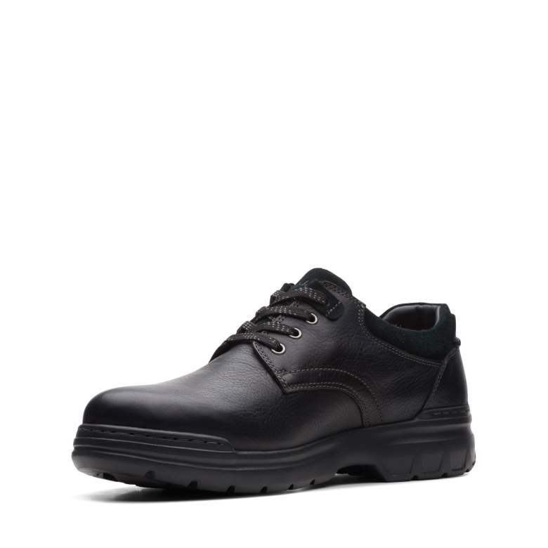 Rockie 2 Lo Gtx Clarks Schwarzes Leder