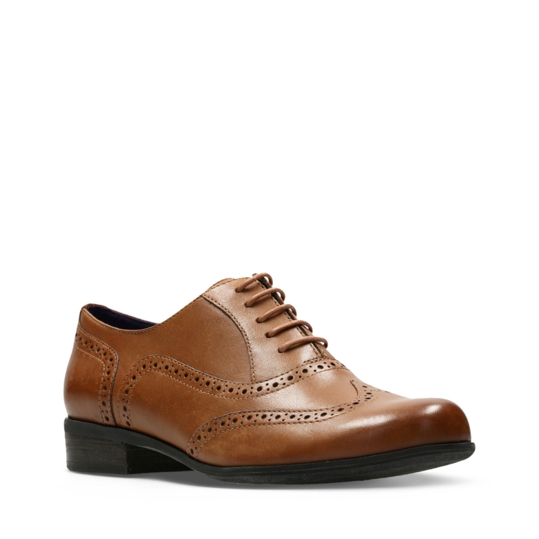 Dunkelbraunes Leder Clarks Hamble Oak
