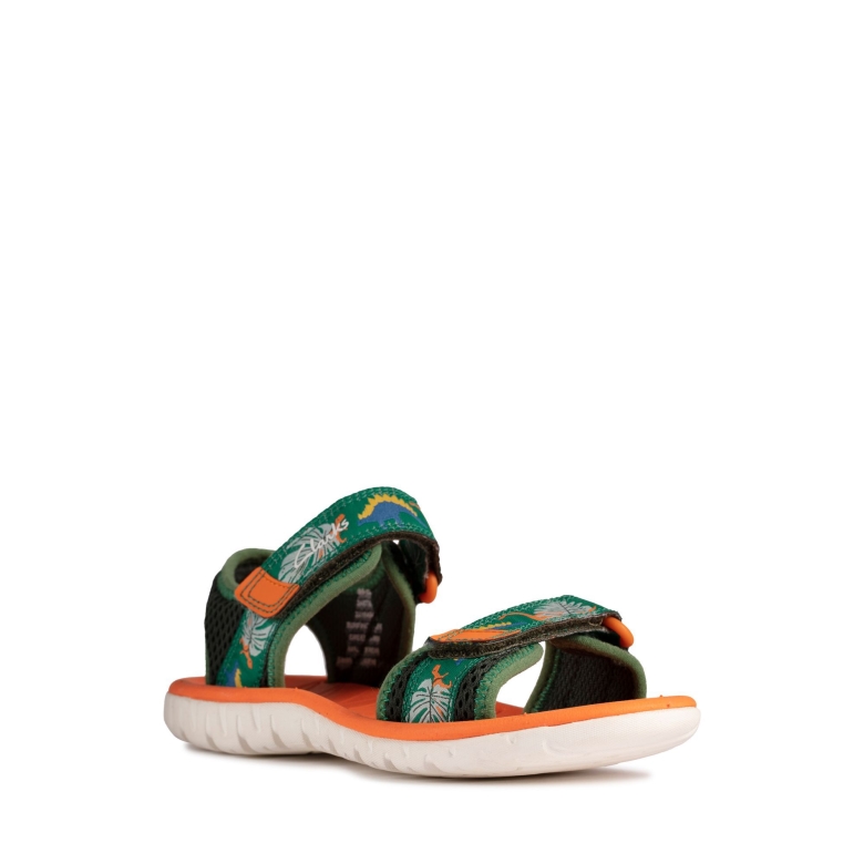 Surfing Tide K Clarks Grün Kombi