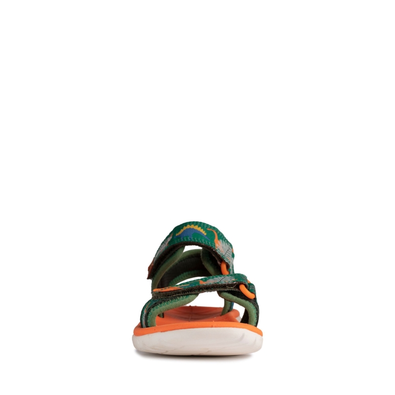 Surfing Tide K Clarks Grün Kombi
