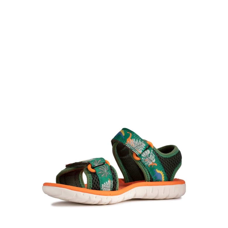 Surfing Tide K Clarks Grün Kombi