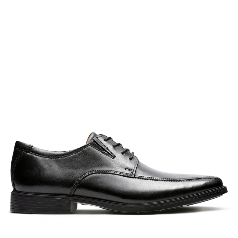 Clarks Tilden Walk Aus Schwarzem Leder