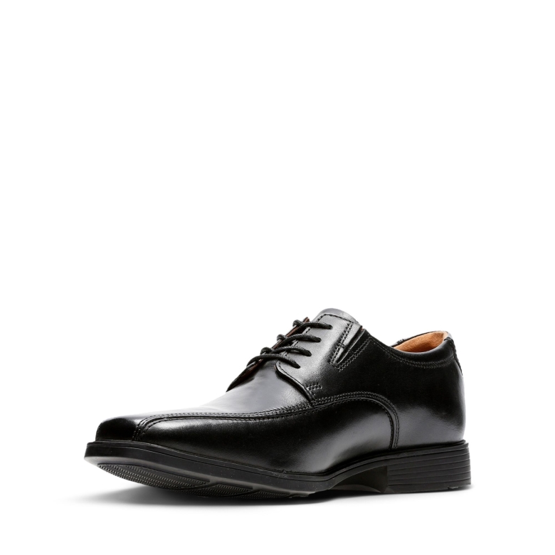 Clarks Tilden Walk Aus Schwarzem Leder